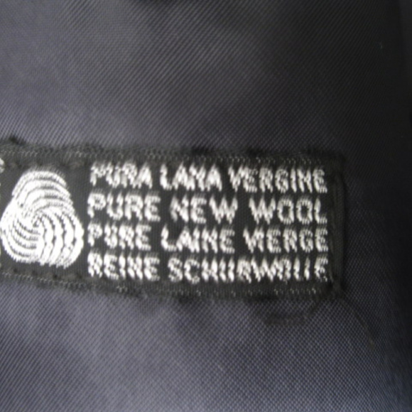 Conti di Roma Hand Painted Black Wool Blazer 10-12 - Picture 4 of 8